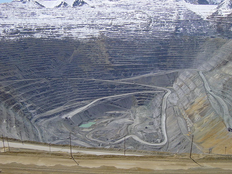Bingham Copper Mine, Utah - one of the world's largest mines Image: CC