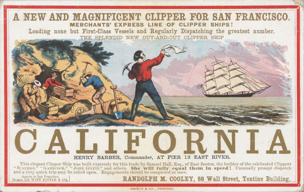 The California Gold Rush : 1840 – 1857