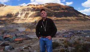 David Lowell at the Toromocho mine in Morococha, Peru, in 2004.