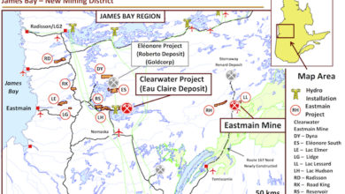 Photo of Rock and Soil Sampling Yields Results Near Eastmain Mine