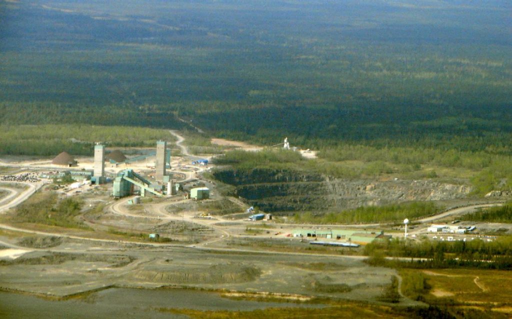 The Kidd Mine near Timmins, Ontario