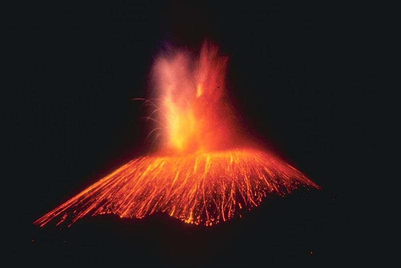 Paricutin, Mexico - erupting in 1943